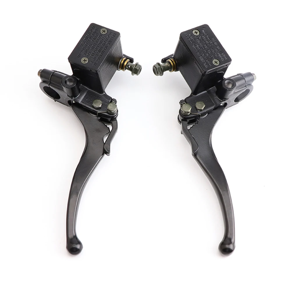 

22mm Left /Right Front Master Cylinder Handlebar Hydraulic Brake Lever With Parking Brake For 150-250cc GY6 ATV Quad Bike Parts