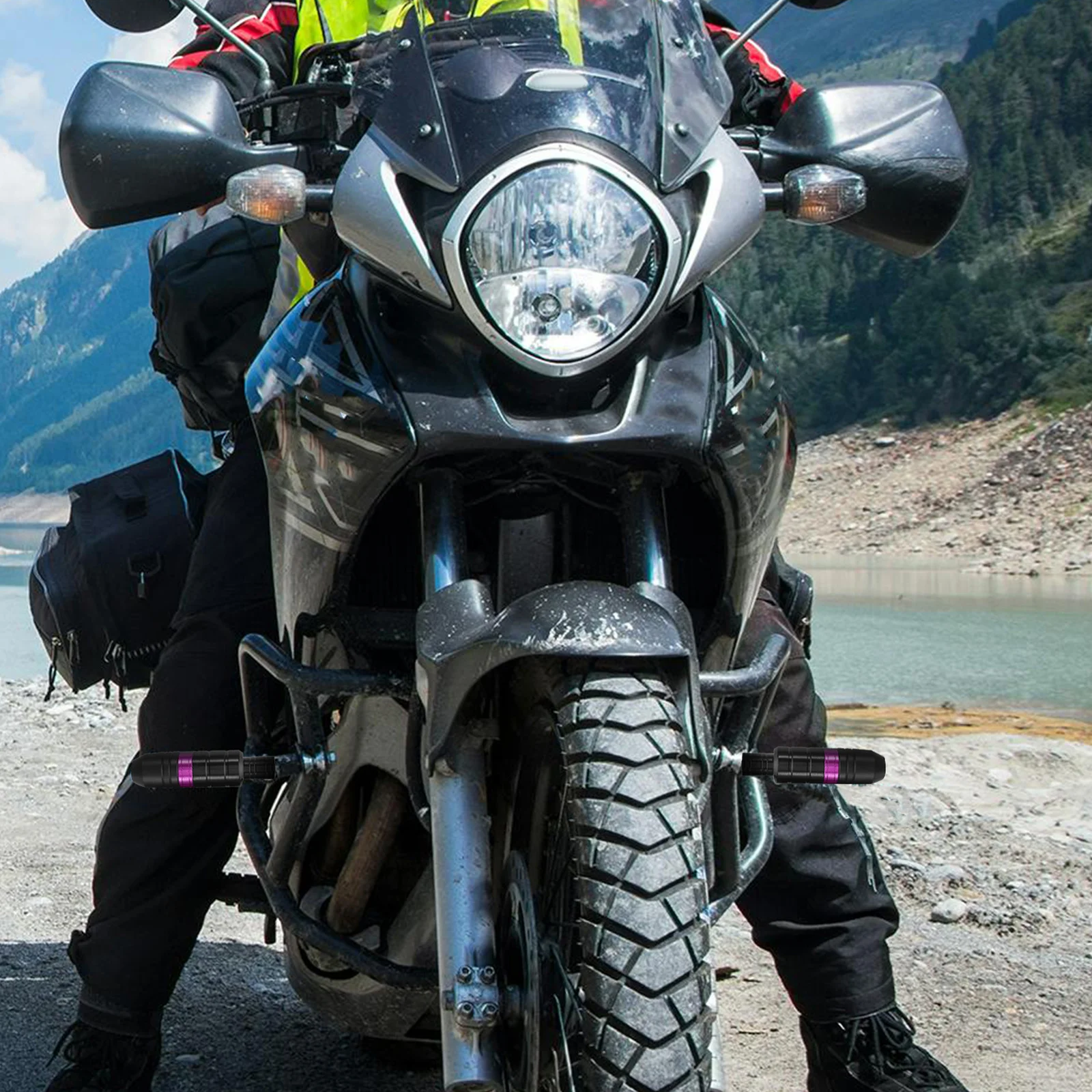 

Anti-fall Stick Frame Sliders Crash Exhaust Falling Protection Bar Anti-falling Pipe