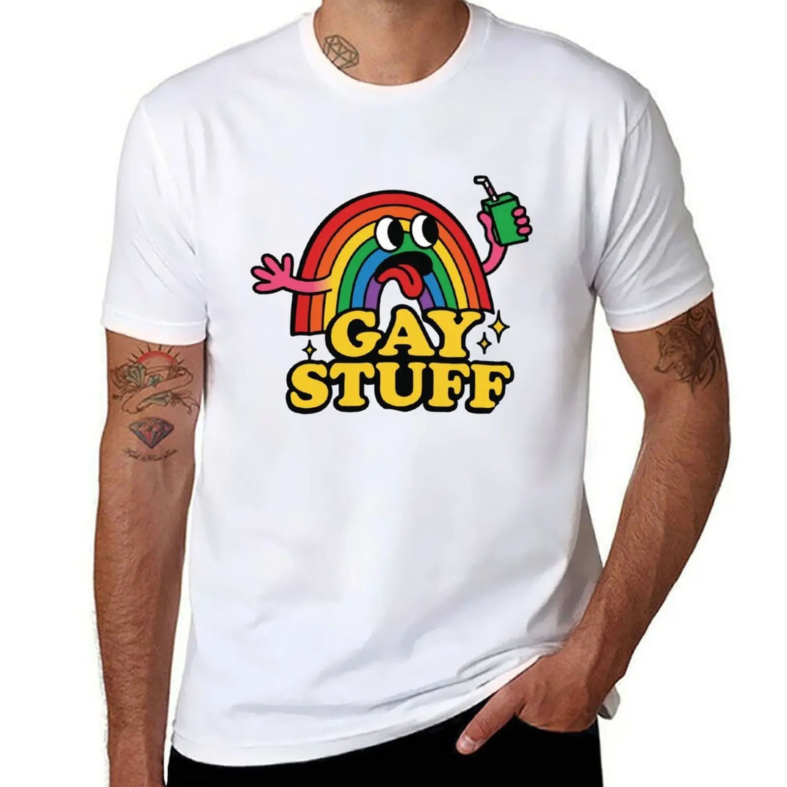 

Gay stuff T-Shirt man t shirt cotton high quality t shirts for man pack cotton T-Shirt