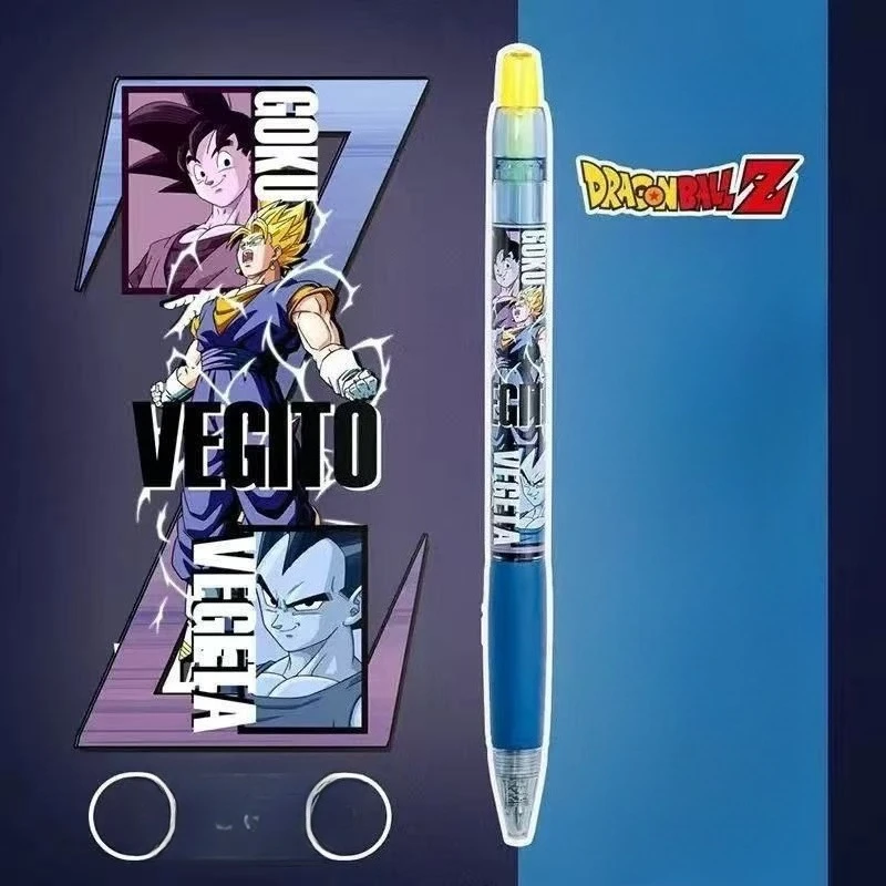 New Dragon Ball Anime Goku Gel Pen Cartoon Super Saiyan Press Pen Student Stationery 0.5 Black Gel Pen Holiday Gift Wholesale view 6