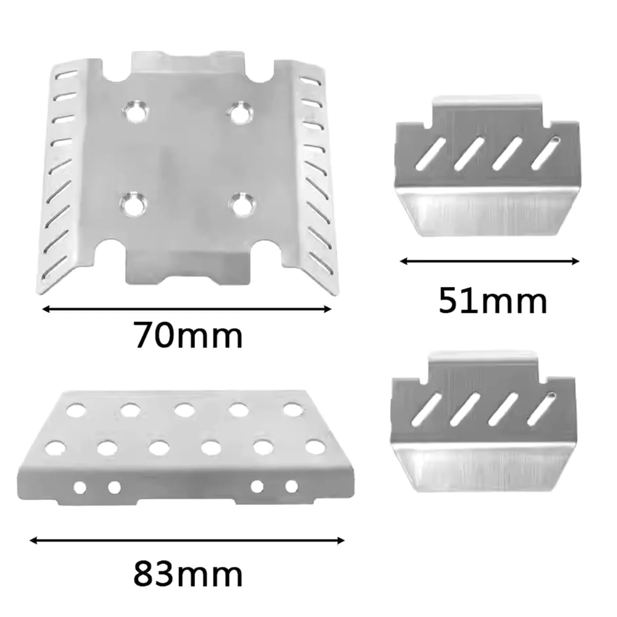 Комплект металлического шасси + комплект крышки оси для 1/8 MJX Allrock 1/8 H8h V1v2, детали радиоуправляемого автомобиля