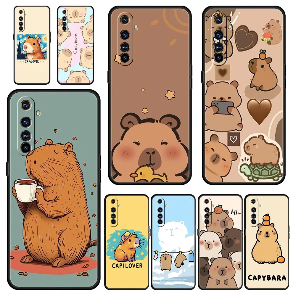 

Чехол для телефона с изображением аниме Capybara Porpoise для Realme 12 11 10 9 8 5G 7 6 GT5 GT3 GT2 Pro Plus C21 C11 C25 C35 для GT Neo 2 3 3T 5 Cover