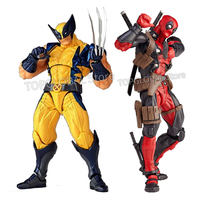 Amazing Yamaguchi Deadpool & Wolverine Action Figure PVC Collection New Mutants Wilson Comics Model Movie Toy for Kids Gift