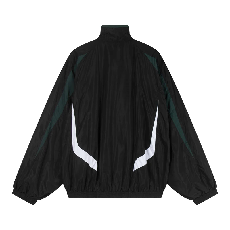 CAVEMPT Chaqueta holgada para hombre y mujer con forro interior de malla impermeable a prueba de viento con emblema de goma CE