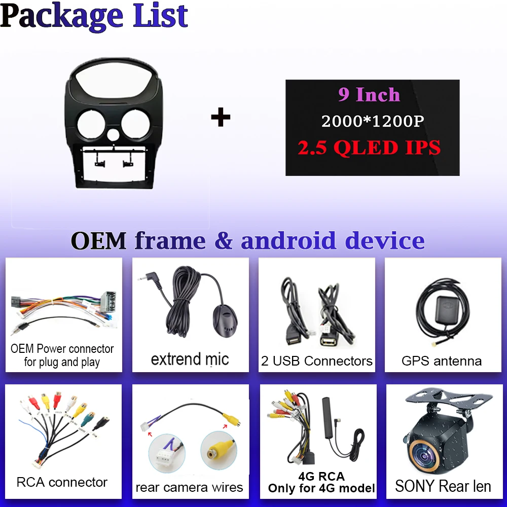 Android 15 Car Radio For Chevrolet Spark Matiz LT 2010-2017 Carplay Auto Multimedia Video Player GPS Navigation Head Unit Stereo view 5