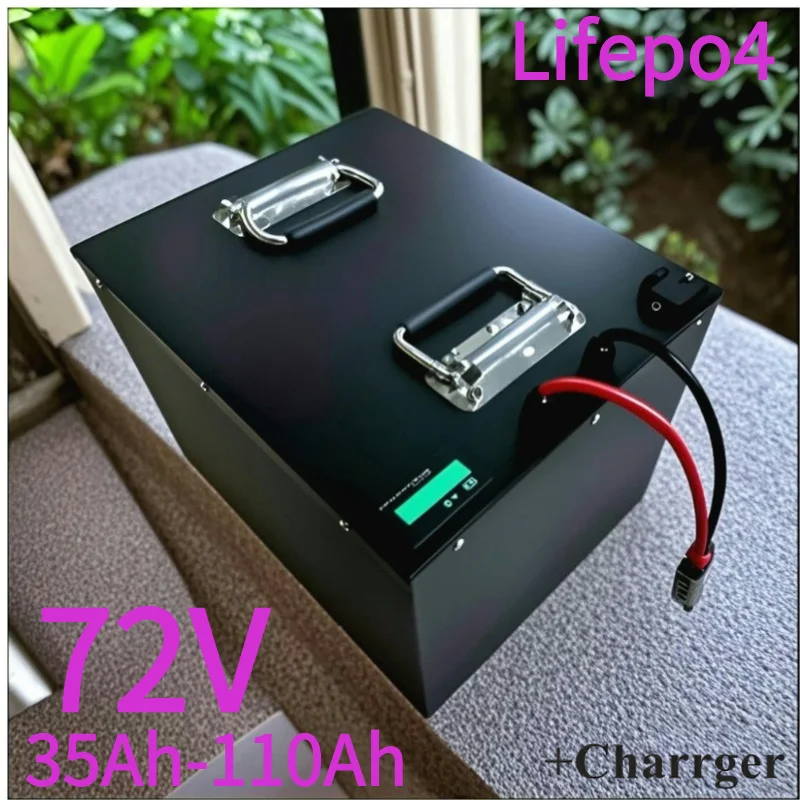 

JN 72V150AH batería de litio 60Ah 70Ah 80Ah 100Ah 110Ah Lifepo4 para 3000W 5000W 7000W híbridos coche carrito de Golf Rob