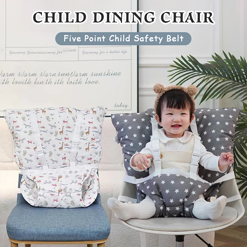 

Baby Dining Safety Equipment - Five Point Buckle System; Reliable Strap for Child’s Stroller
