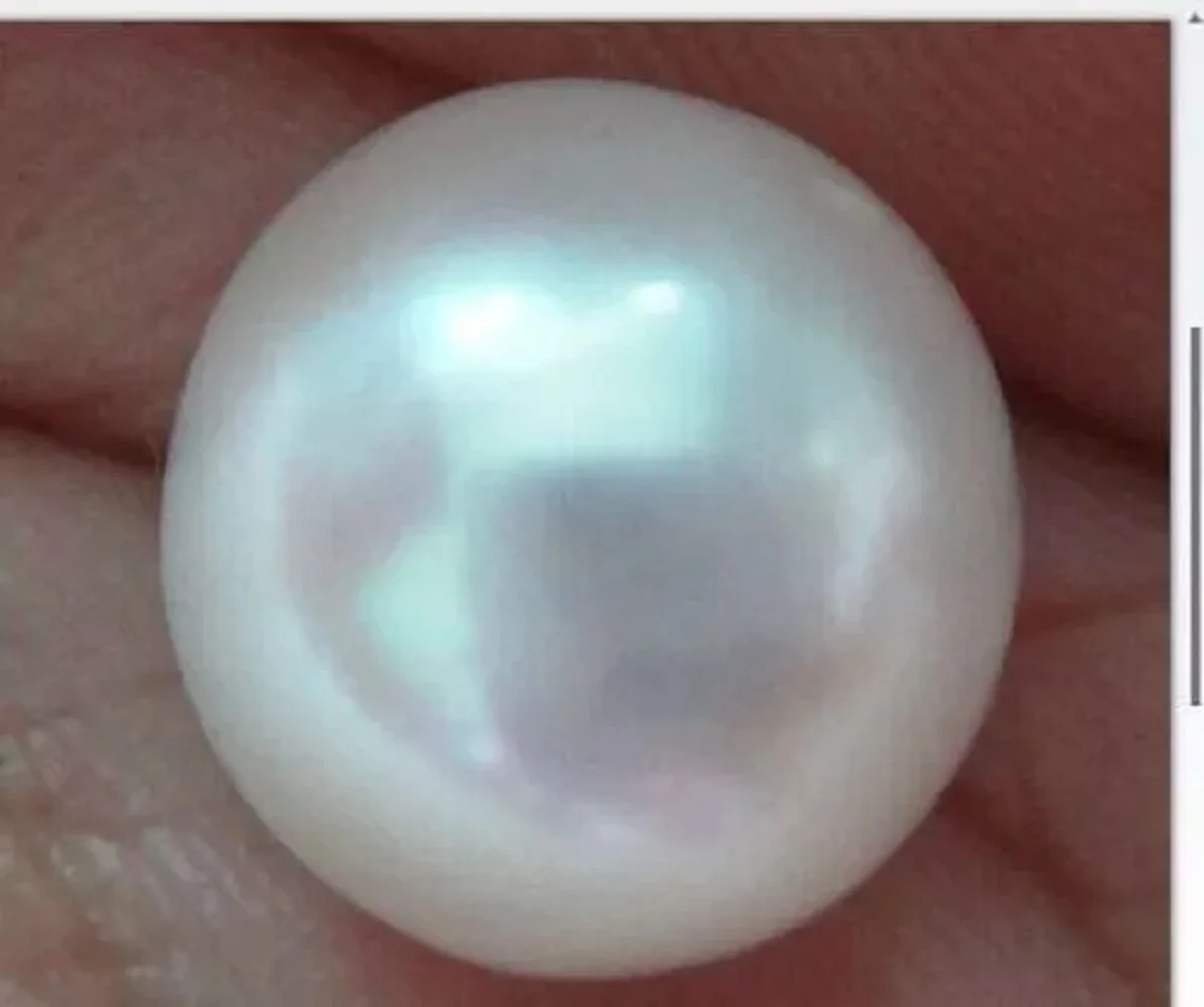 Large quantity of bulk pearls AAA 12-13mm 11-12mm natural round pearls half diamond -1 piece