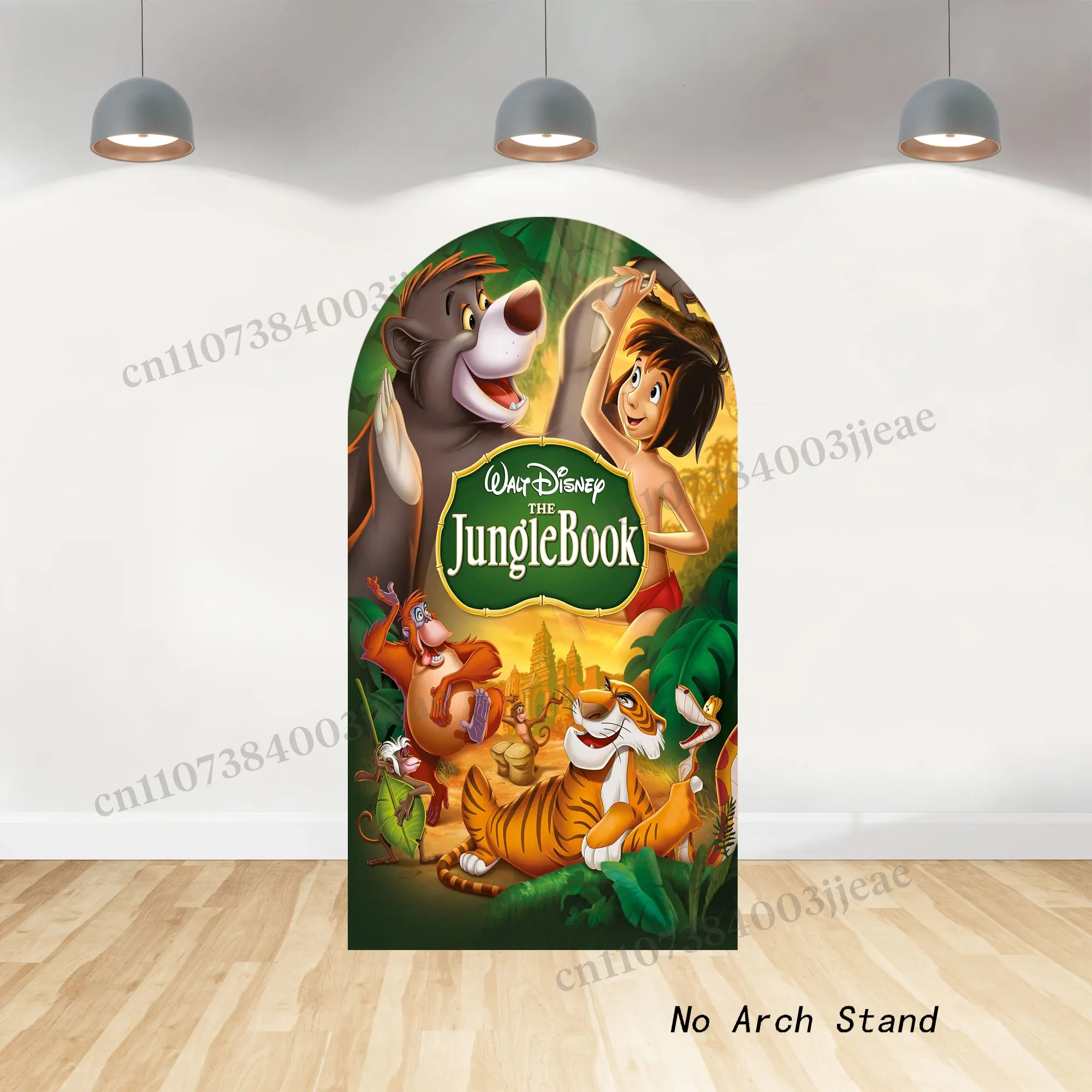 The Jungle Book Backdrop Arch Photo Cover Boys Kid 1st Birthday Party Decor Baby Shower Child Photography Background Studio Prop view 4