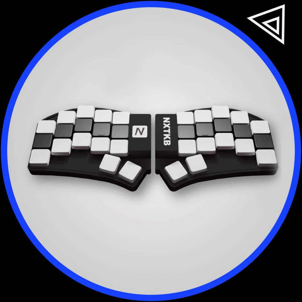 

Ferris Sweep Cradio Choc Split Keyboard 34keys Bluetooth Hotswap Customize Mini Programming Gaming Mechanical Keyboard For Gamer