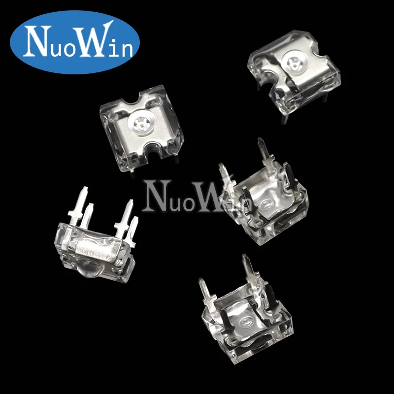 10pcs 3mm F3 Piranha LED White Red Blue Green Yellow Amber Clear 3mm LED Diode Light Emitting Diode 4-pins Diodes Brightness