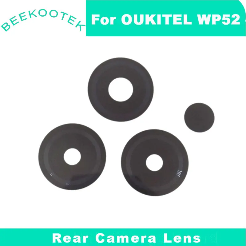 New Original OUKITEL WP52 Rear Camera Lens Cell Phone Back Camera Lens Glass Cover For OUKITEL WP52 Smart Phone