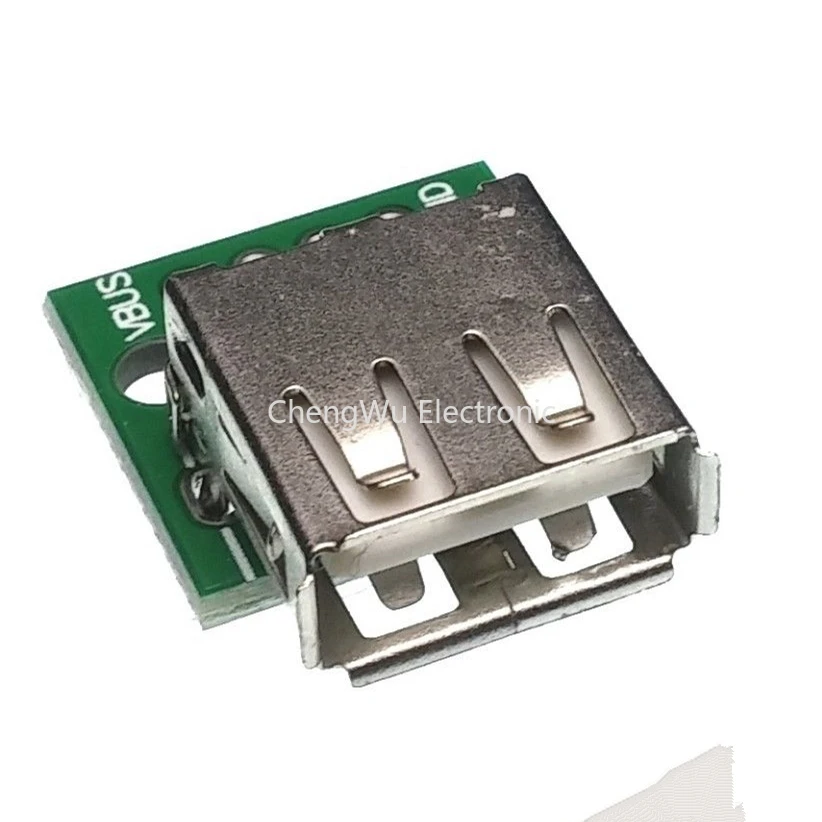 10 قطعة لتقوم بها بنفسك USB 2.0 أنثى إلى 4P DIP التبديل 2.54 مللي متر لوحة دارات مطبوعة محول محول لموصل اردوينو