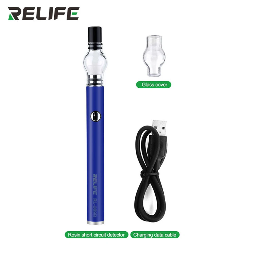 Rosin atomizer RELIFE RL-069B Short-circuit detection assistant Rosin atomizing pen Dense smoke Fast atomization For PCB Repair