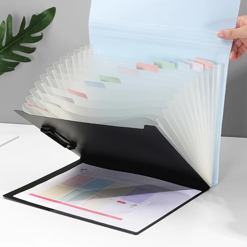 A4 Multifunctional File Folder Conference Folder Clipboard Document Bag Business Contract File Folders School Office Stationery