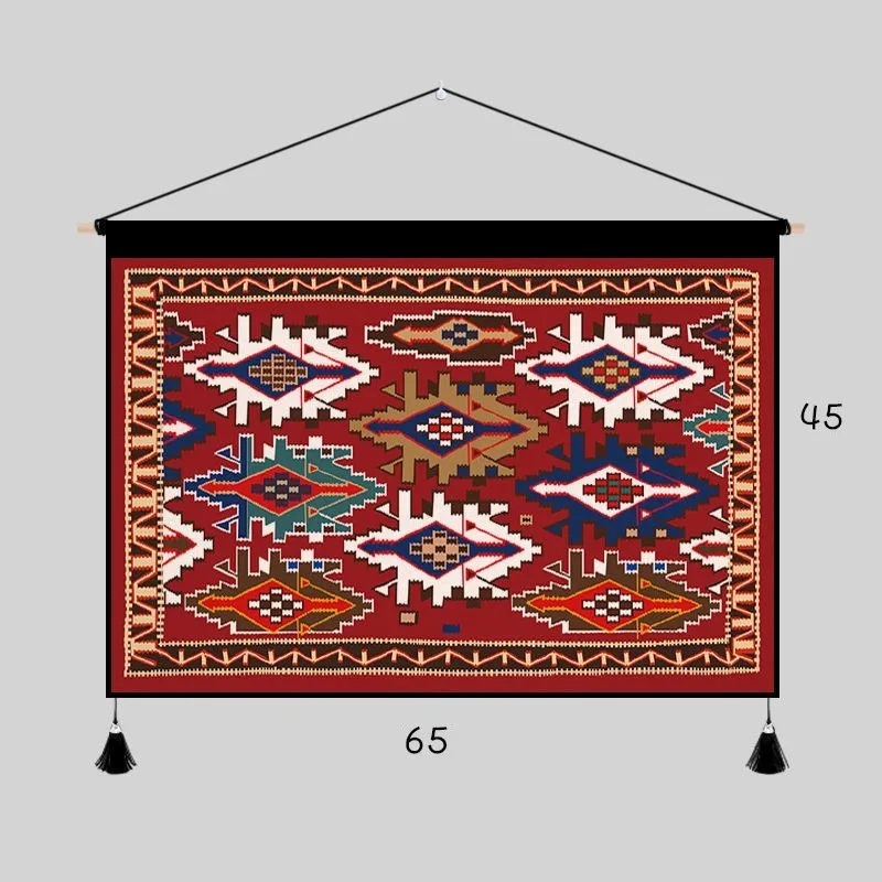 Ethnic Home Wall Decoration Hanging Painting Living Room Background Cloth Tapestry Chinese Wall Hanging Decoration TapestryLI647
