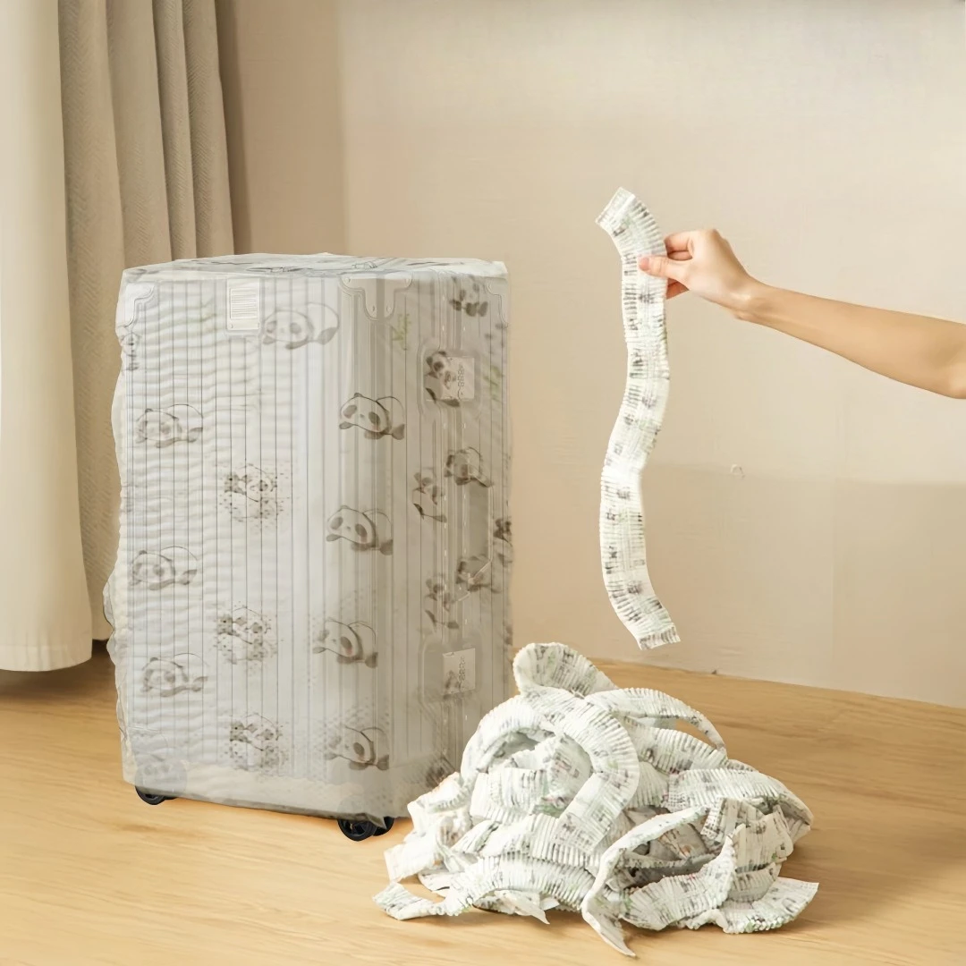 

Пылезащитный чехол для багажа, универсальный универсальный чехол, одноразовый защитный чехол из нетканого материала для хранения дорожного чемодана, дождевик