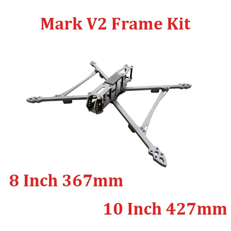 Mark4 V2 Mark4 8inch 367mm / 10inch 427mm 3K Full Carbon Fiber TrueX Frame for FPV Camera Kit Done