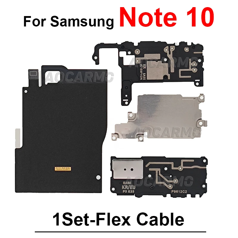 Wireless Charging Coil NFC Loudspeaker Signal Antenna Motherboard Metal Cover For Samsung Galaxy Note 8 9 10 20 Ultra Plus Note9