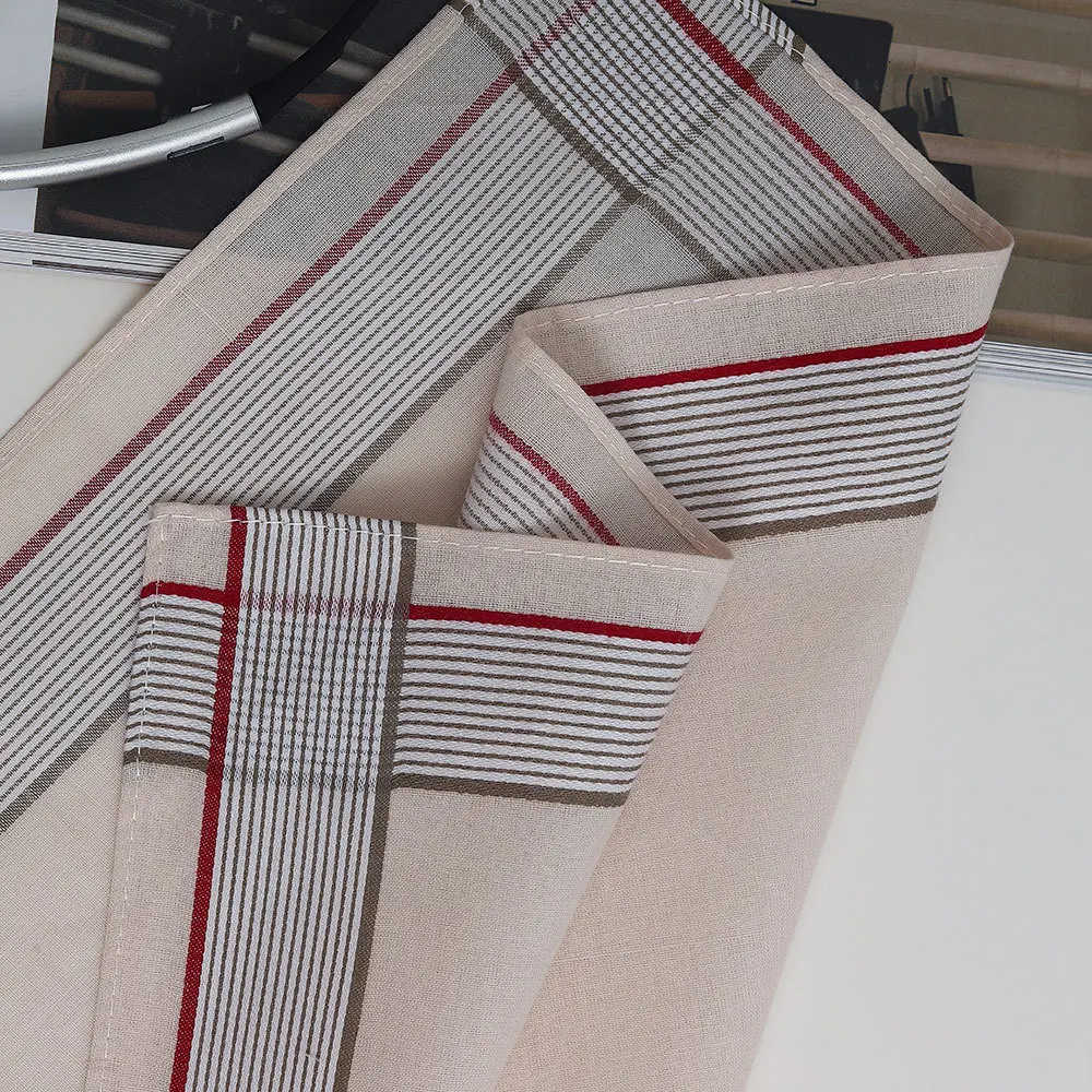 12 pezzi fazzoletto in cotone da uomo asciugamano da tasca salvietta assorbente per il sudore asciugamano quadrato classico plaid 40 * 40 cm