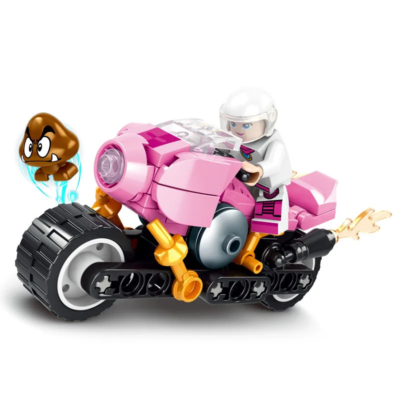 Super Mario Bros Pull-Back Karting Figures – Luigi, Bowser, Peach, Yoshi & Toad 6