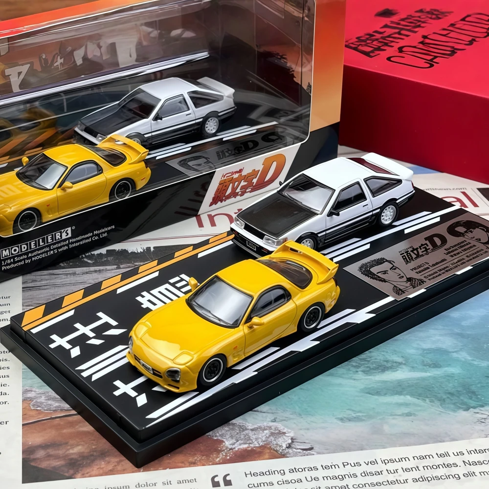 Modeler's 1:64 RX7 AE86 Initial D Diecast Model Car