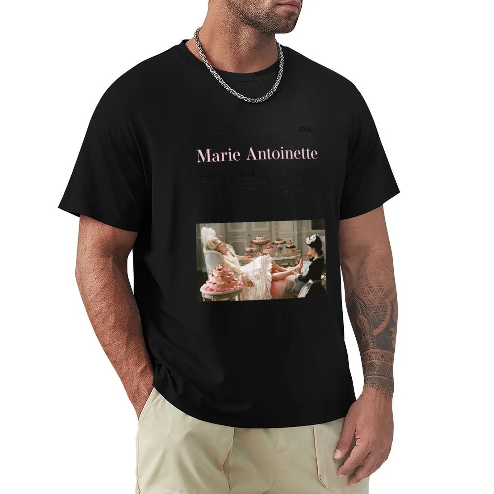 

Marie Antoinette Alternative Movie Poster Sofia Coppola T-Shirt graphic t shirts Luxury man mens fashion