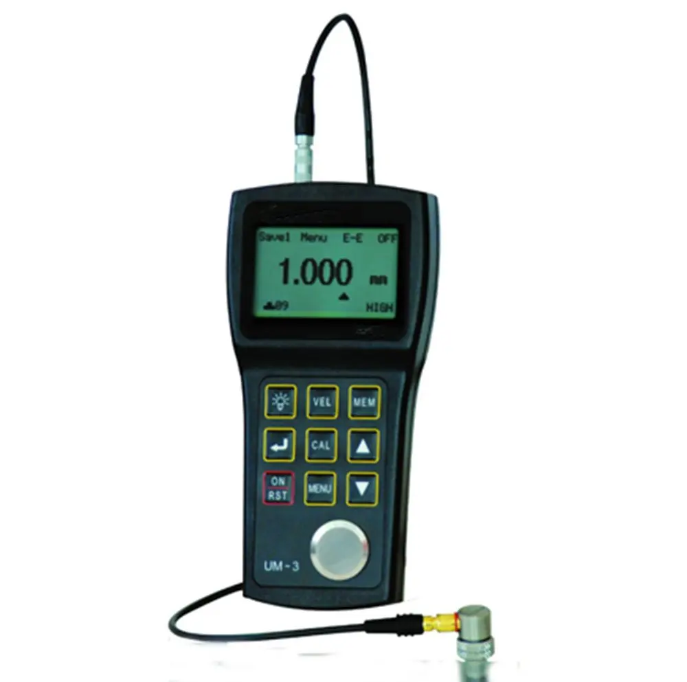 

Multi-Echo Through Coating Ultrasonic Thickness Gauge Meter Tester 0.001mm Resolution 5MHz Single-crystal Delayed Probe