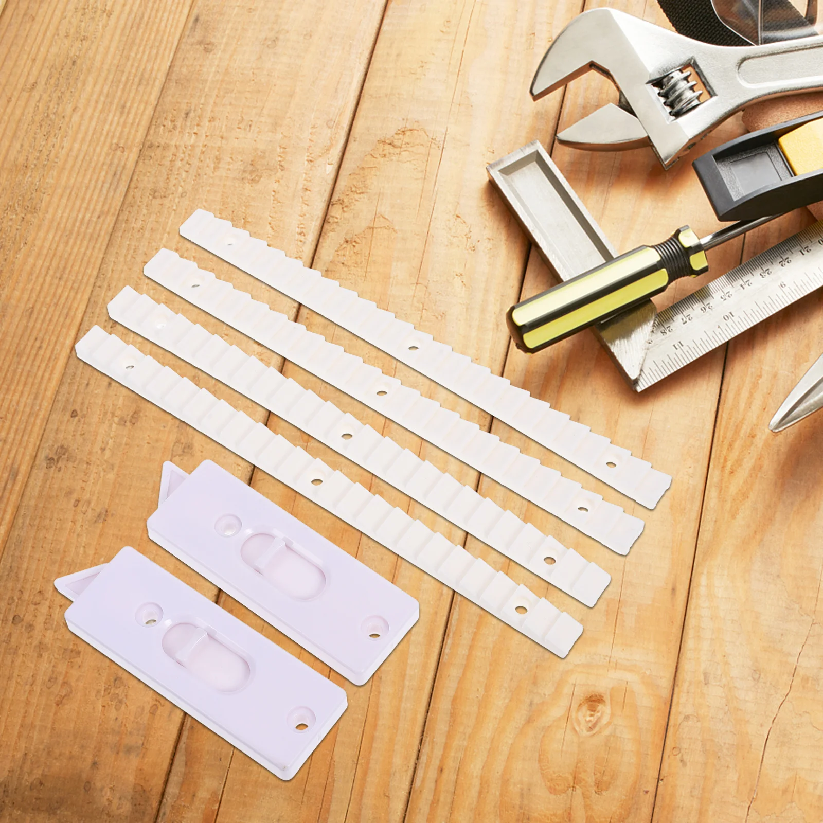 2 قطعة إمالة بلاستيكية لاستبدال أجزاء بيضاء المفاجئة في الربيع تحميل مزلاج زوج للطي رافع اكسسوارات أجهزة النافذة