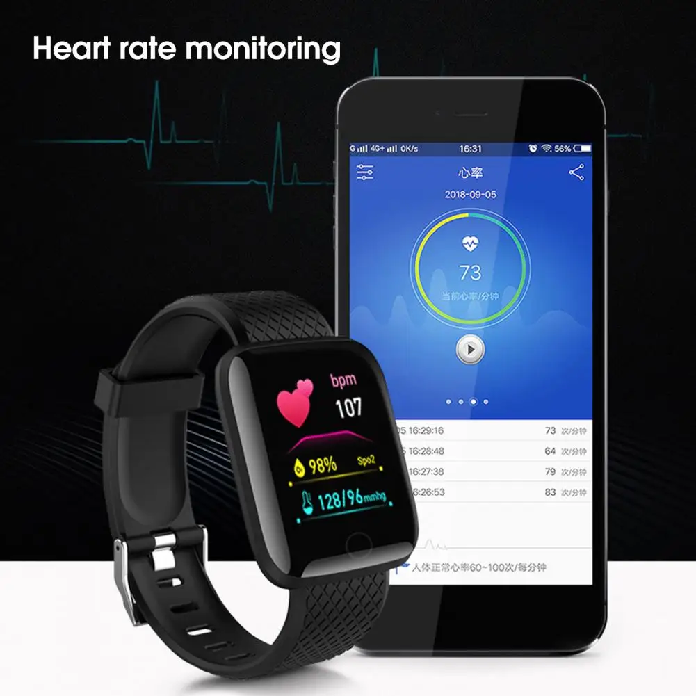 New Smart Watches FD68S Men Women Bluetooth Smartwatch Touch Smart Bracelet Fitness Bracelet Connected Watch For IOS