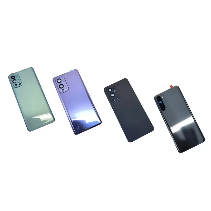 For Oneplus 9 9Pro 1 9R 9R Nord 5G Battery Back Cover Housing Rear Case Replace With Camera Lens