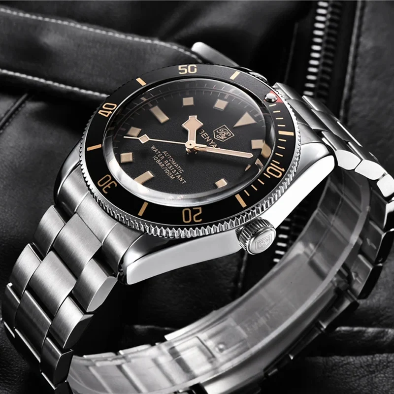 Benyar Mens Watches Mechanical Automatic luxury watch for men BB58 Waterproof wristwatch Luminous Chocie Gift Reloj hombre