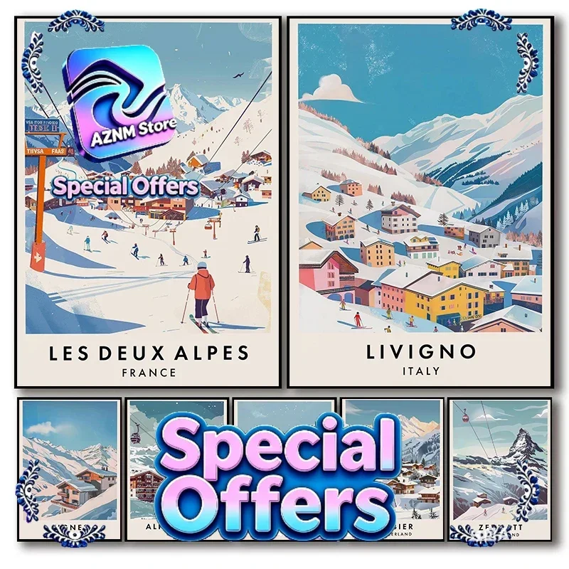 Famous Ski Resorts …