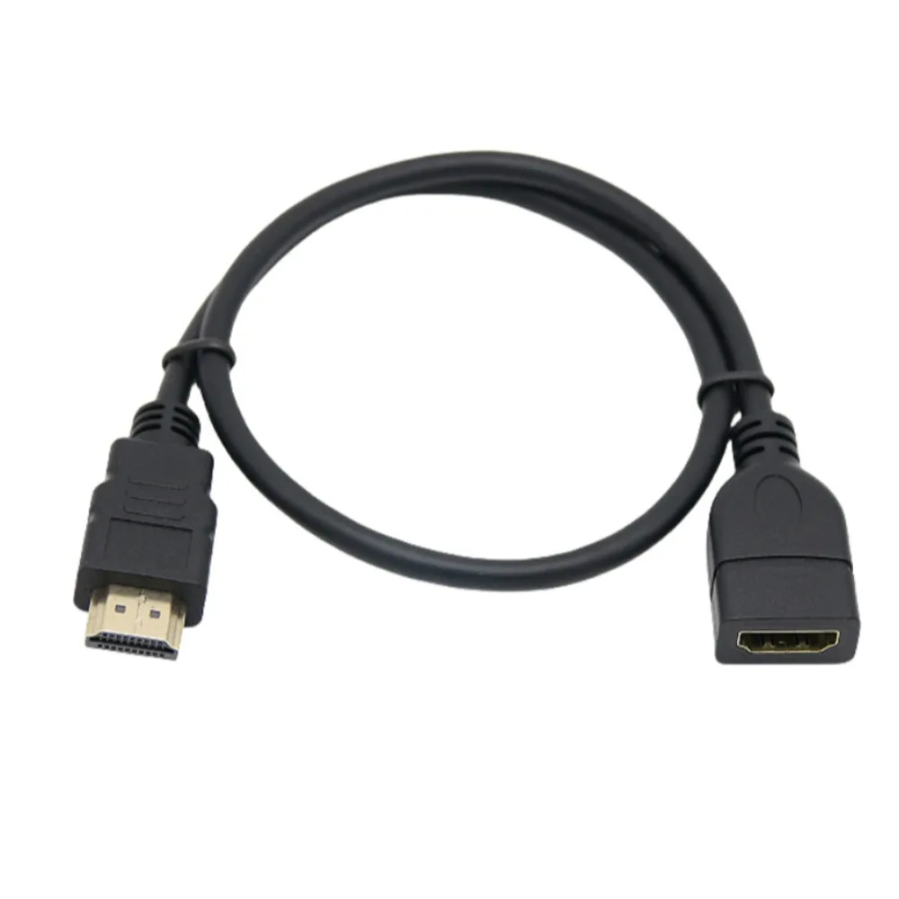 HDMI-compatible 2.0 Male To Female Extension Cable 4K@60Hz Ultra HD 3D 1080P Ethernet Gold Plated Connector Full Copper Core