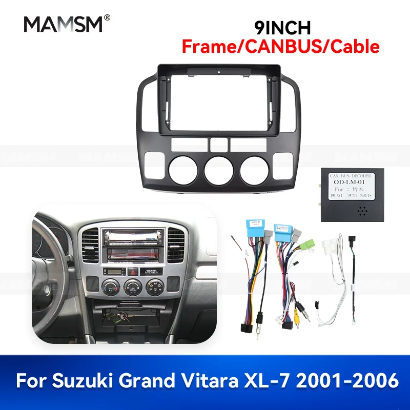 MAMSM For SUZUKI GRAND VITARA XL-7 2001-2006 Car Radio Fascia