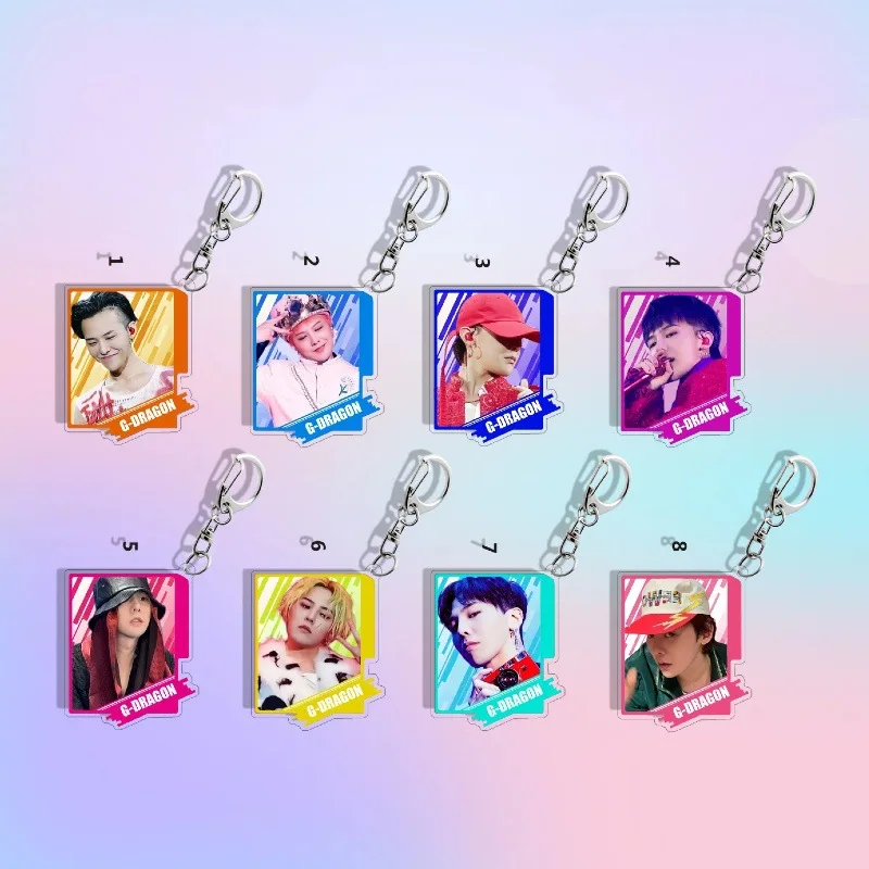 Magic G-DRAGON Power During Acrylic Keychain Fans Collect Christmas Champion Holder men Women Bag Accessories Arcane Keychains