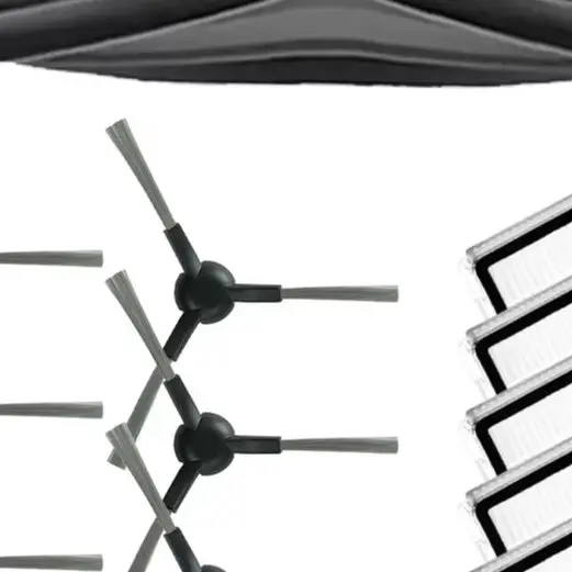 Kit de pièces de rechange pour aspirateur avec brosse principale, brosses latérales et filtres pour accessoires Mova S10 Plus Ro/bot