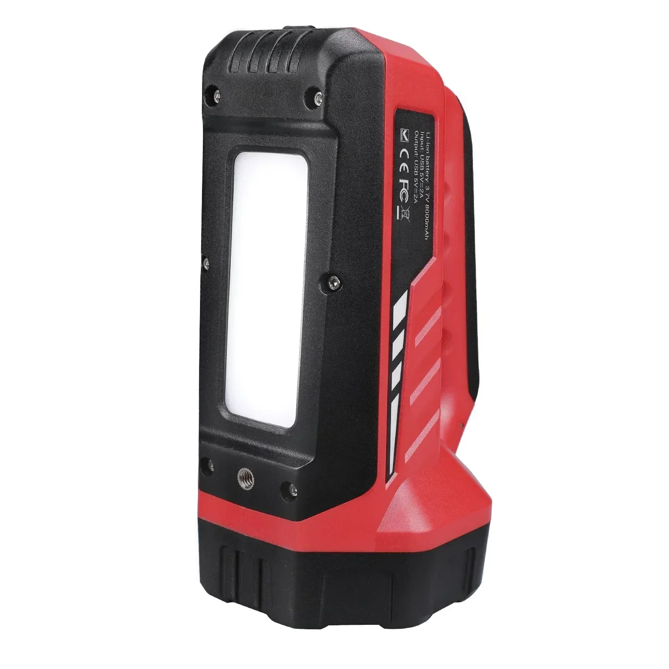 Rechargeable LED Flashlight 800LM Powerful Outdoor Lighting with 8000mAh PowerBank for Camping Hiking Self-defense