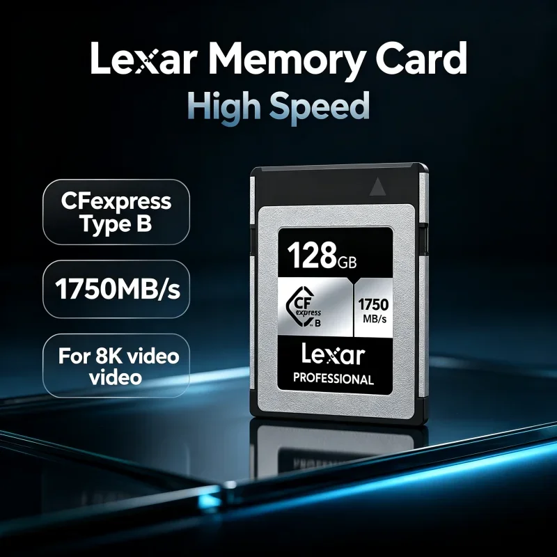 Lexar CFexpress Type B Memory Card Read 1750MB/s 128GB 256GB Storage Card 512GB CF express Type B Card For 8K RAW Video