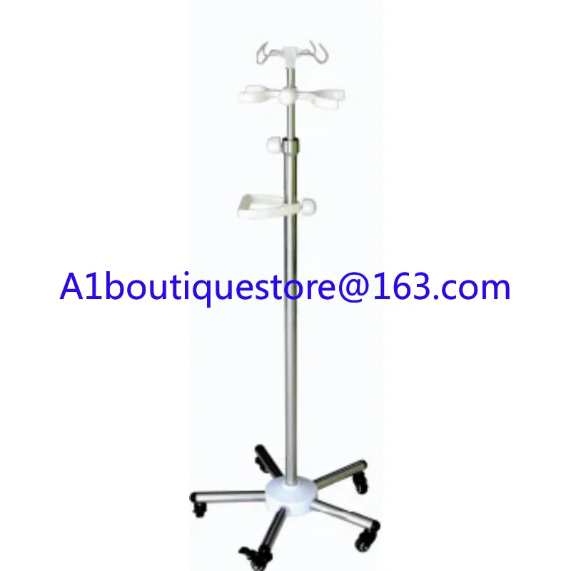 201 Stainless Steel Mobile Iv Drip Stand Height Adjust  Pole