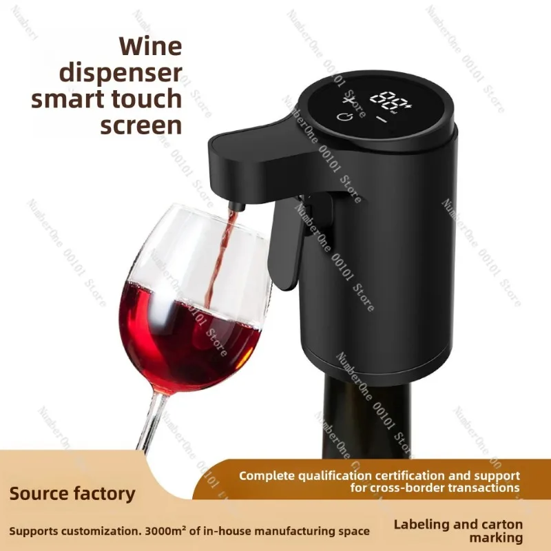 Smart Sensor Wine Dispenser Automatic Pourer & Aerator with LCD Display for Home Restaurant Bar Gift