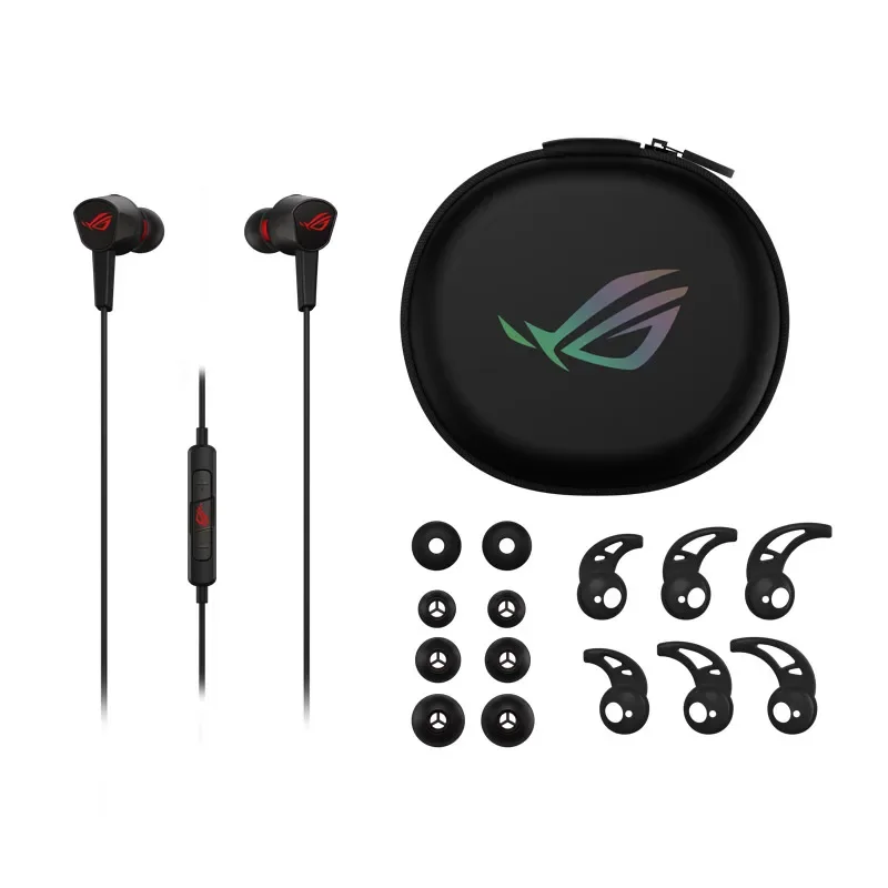 

ASUS ROG Cetra II Core Black, White In-Ear Earphone Gaming Headphones For ROG Phone 5 PS5, Xbox, PCs, Macs, With LSR Headset