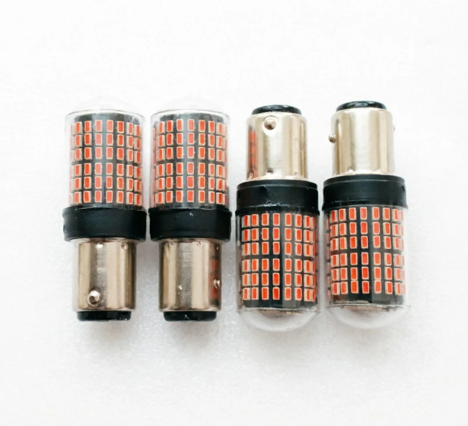 2025년형 업데이트 2x 1157 BAY15D LED 전구 캔버스 에러프리 방향지시등 3014 144 SMD