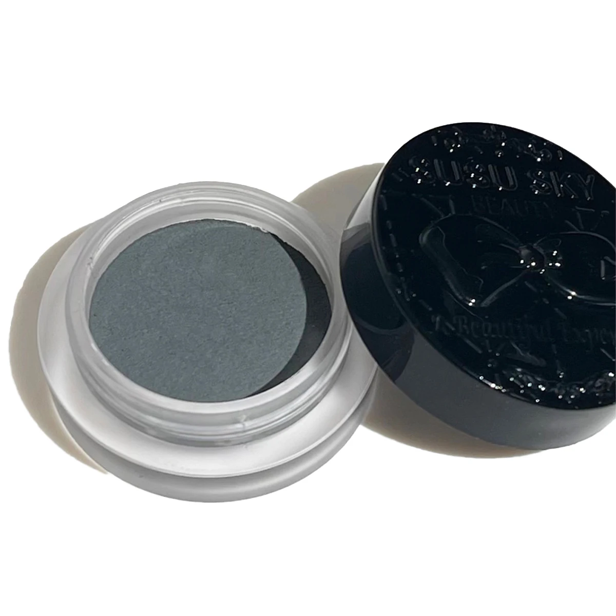 Glitter Blue Grey Eyeshadow Palette Shimmer Diamond Monochrome Highlighter Powder Brighten Shiny Smoky Black Dark Eye Makeup