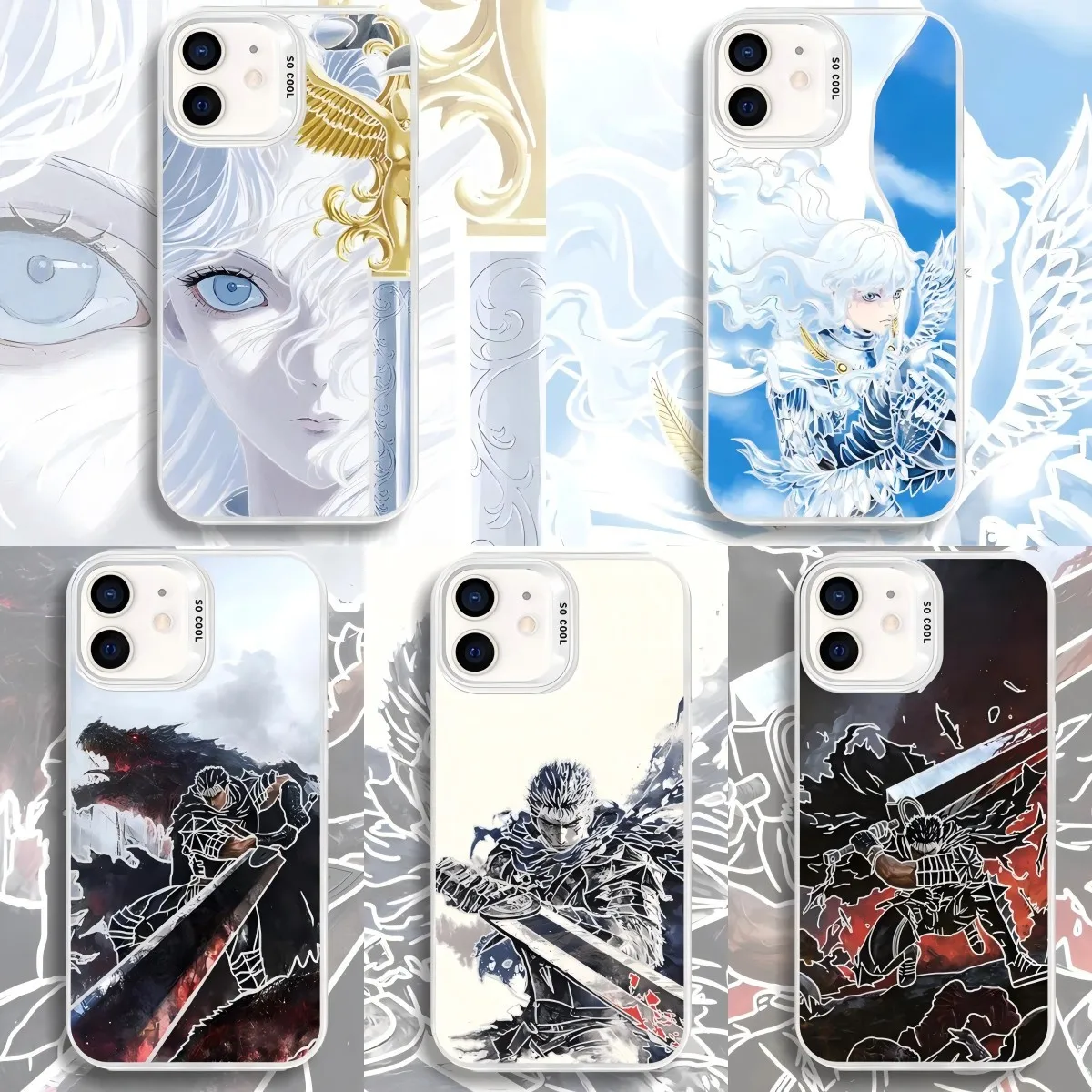 Berserk Guts Hot Anime Phone Case for Samsung Galaxy S26 S25 S24 S23 S22 S21 S20 Note20 Ultra Edge Plus 4G 5G Anti Fall Matte