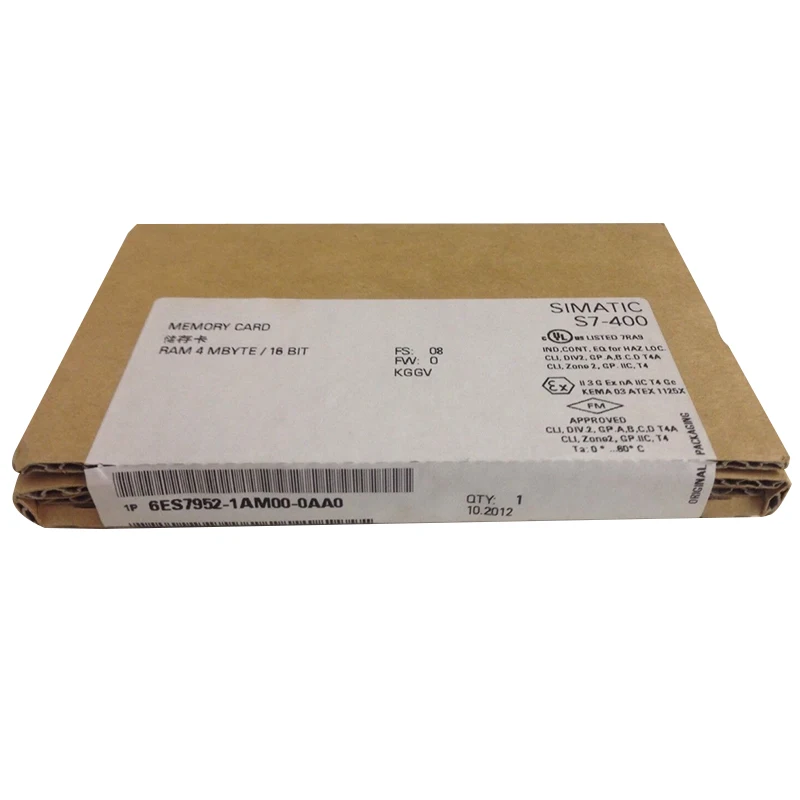 

Spot Stock Products 6ES7952-1AM00-0AA0 Output Module Brand New Original Technical Support Available Plc Controller