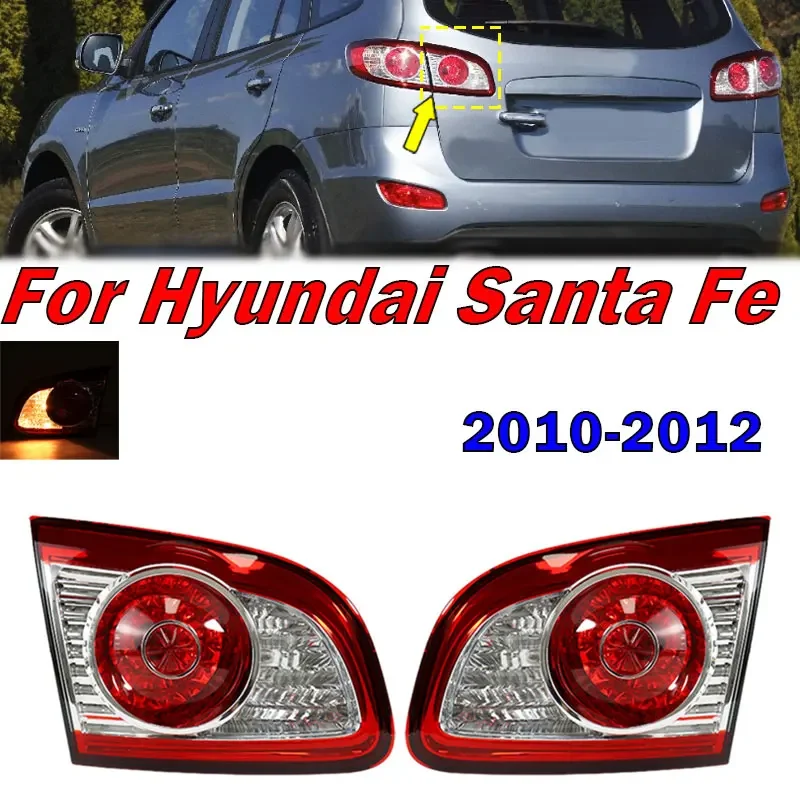924062B500 924050W500 для Hyundai Santa Fe 2010 2011 2012, внутренний задний фонарь, предупреждающий стоп-сигнал, сигнальная лампа, задний фонарь в сборе Xly