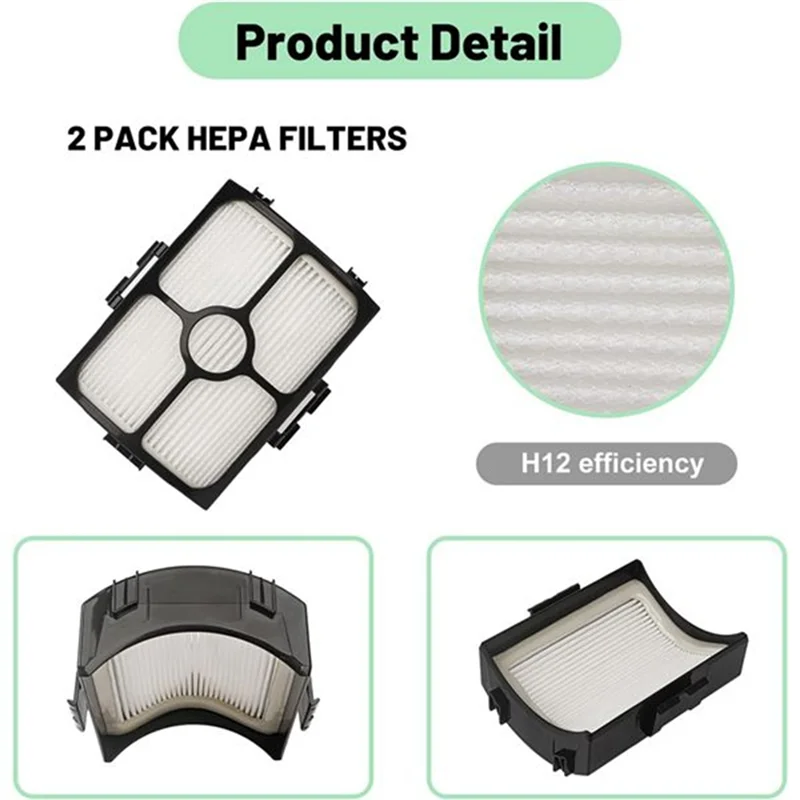 Keol-kit de acessórios de filtro e escova de rolo forshark hz3002/hz3000 xffkhz3000 xhfhz3000 stratos vara com fio ultraleve