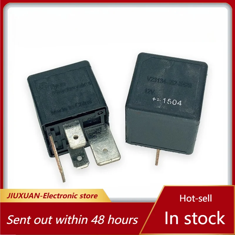 New 1pcs/lot V23134-J52-X429 12V 80A 4pins Automobile water tank fan relay