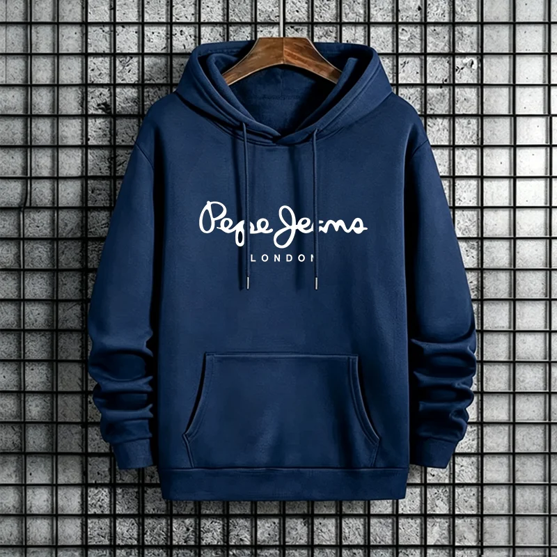 Sudadera con Capucha para Hombre con, Sudadera Unisex Modernay Sencilla de Manga Larga, Estilo Urbano Otoño/Invierno,  Deportiva